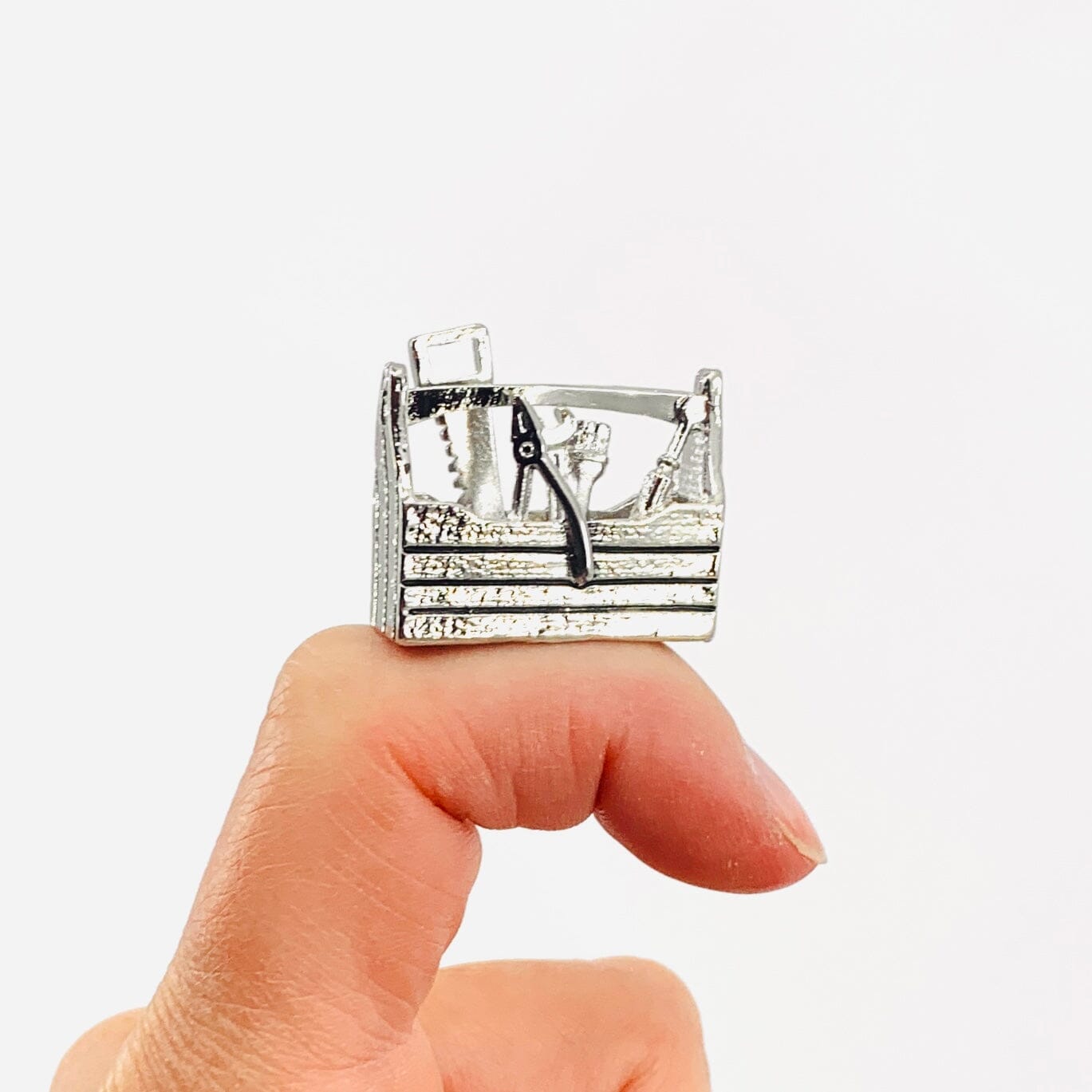 Dad the Handy Man Tool Box Charm - PT71 Miniature GANZ 