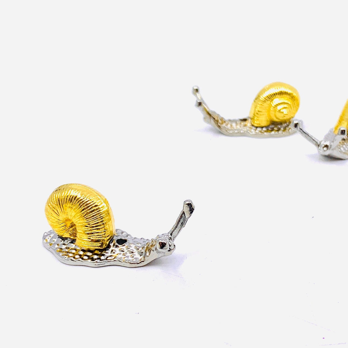 Tiny Pet Garden Mixed Metal Snail Miniature - 