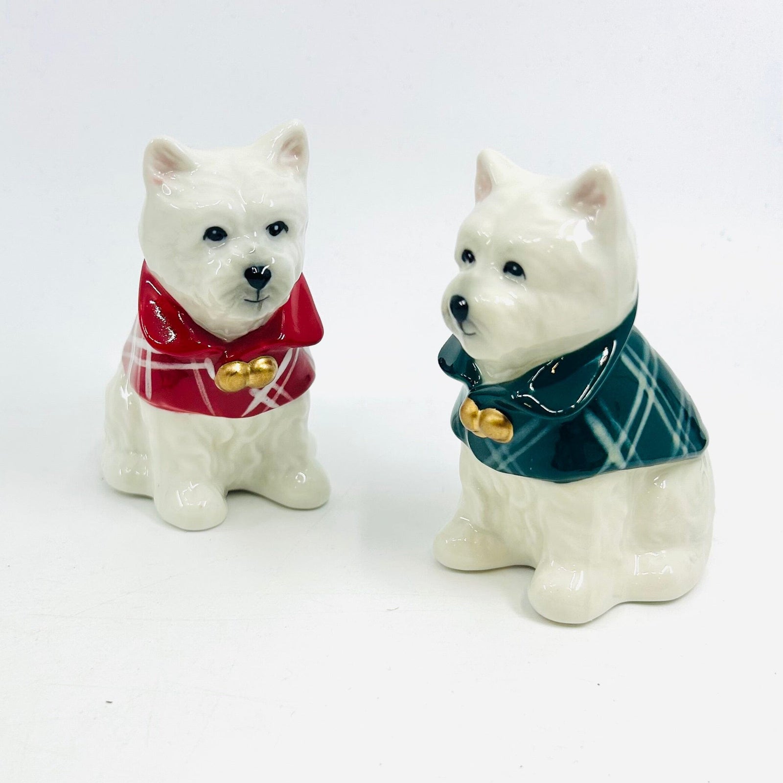 Christmas Westie Salt and Pepper Shakers COSMOS 