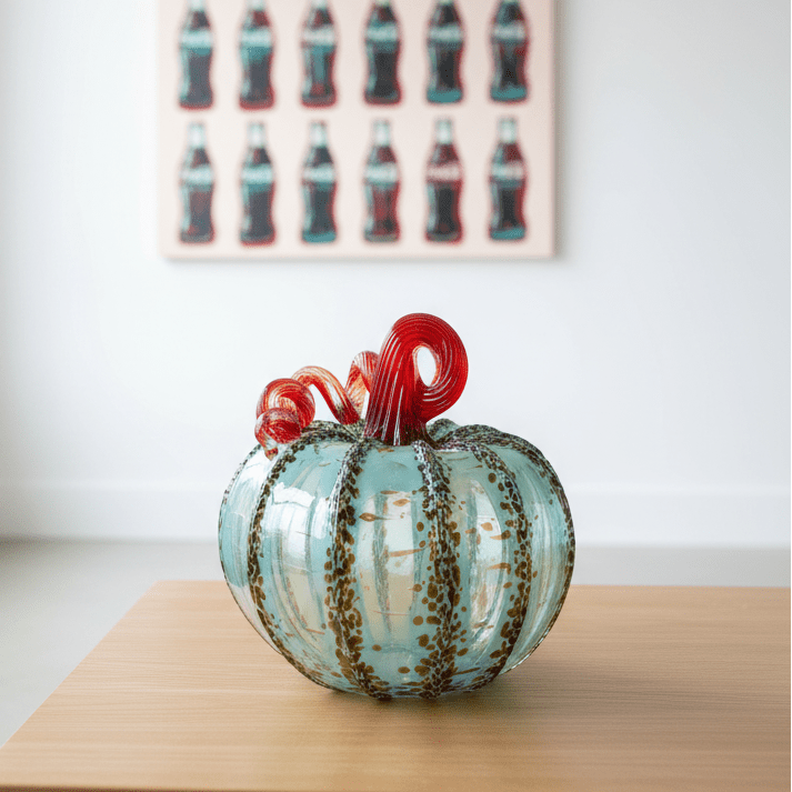 Daily Pumpkin 1634 Fine Art Squat Gabby Luke Adams Glass Blowing Studio 