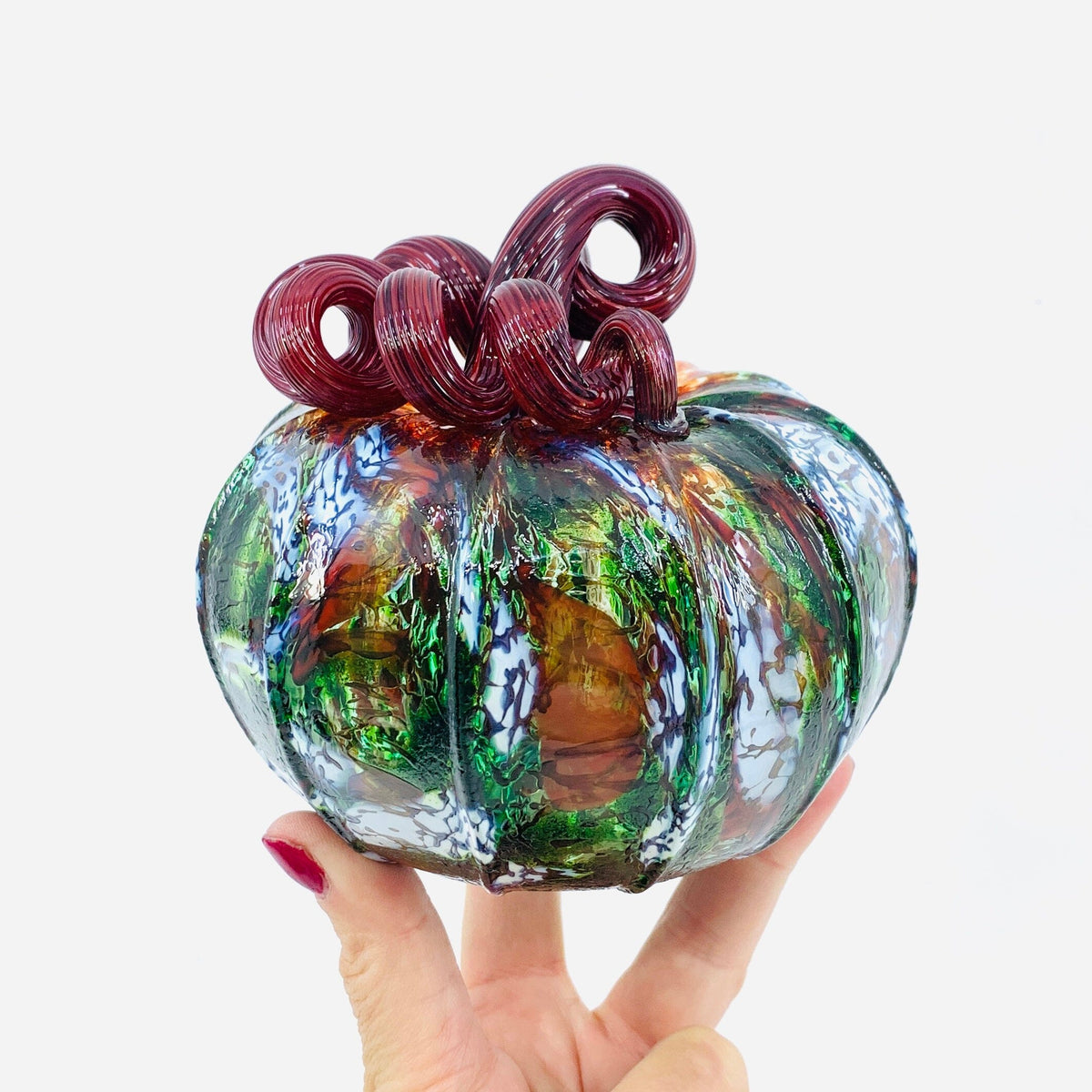 Daily Pumpkin 2116 Holiday Squat Gabby Luke Adams Glass Blowing Studio 