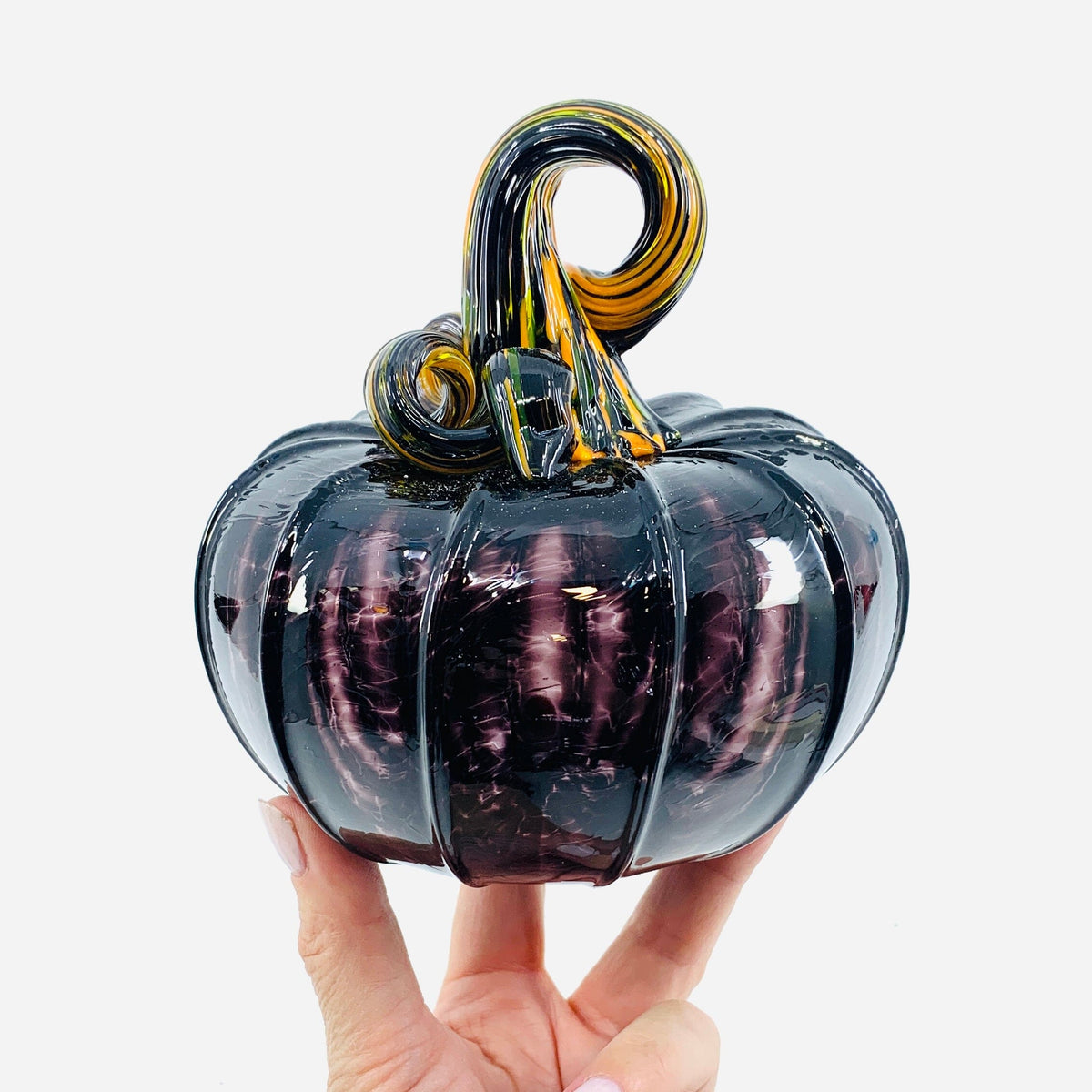 Daily Pumpkin 489 Fall Squat Daily Pumpkin Luke Adams Glass Blowing Studio 