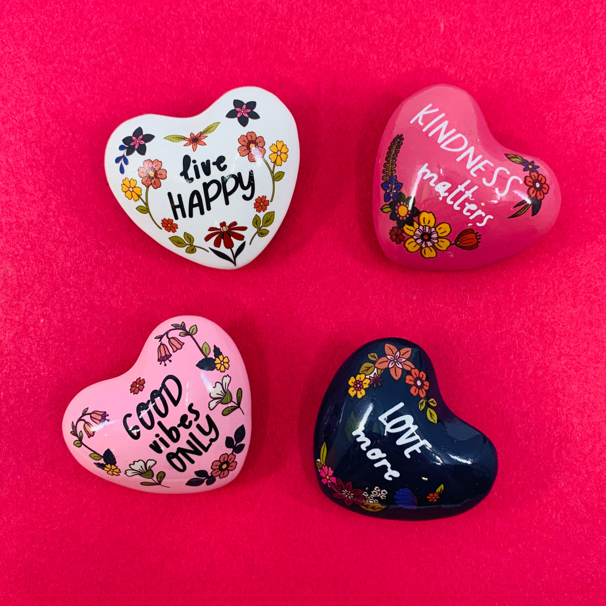 "Inspirational Words" Heart Chimes