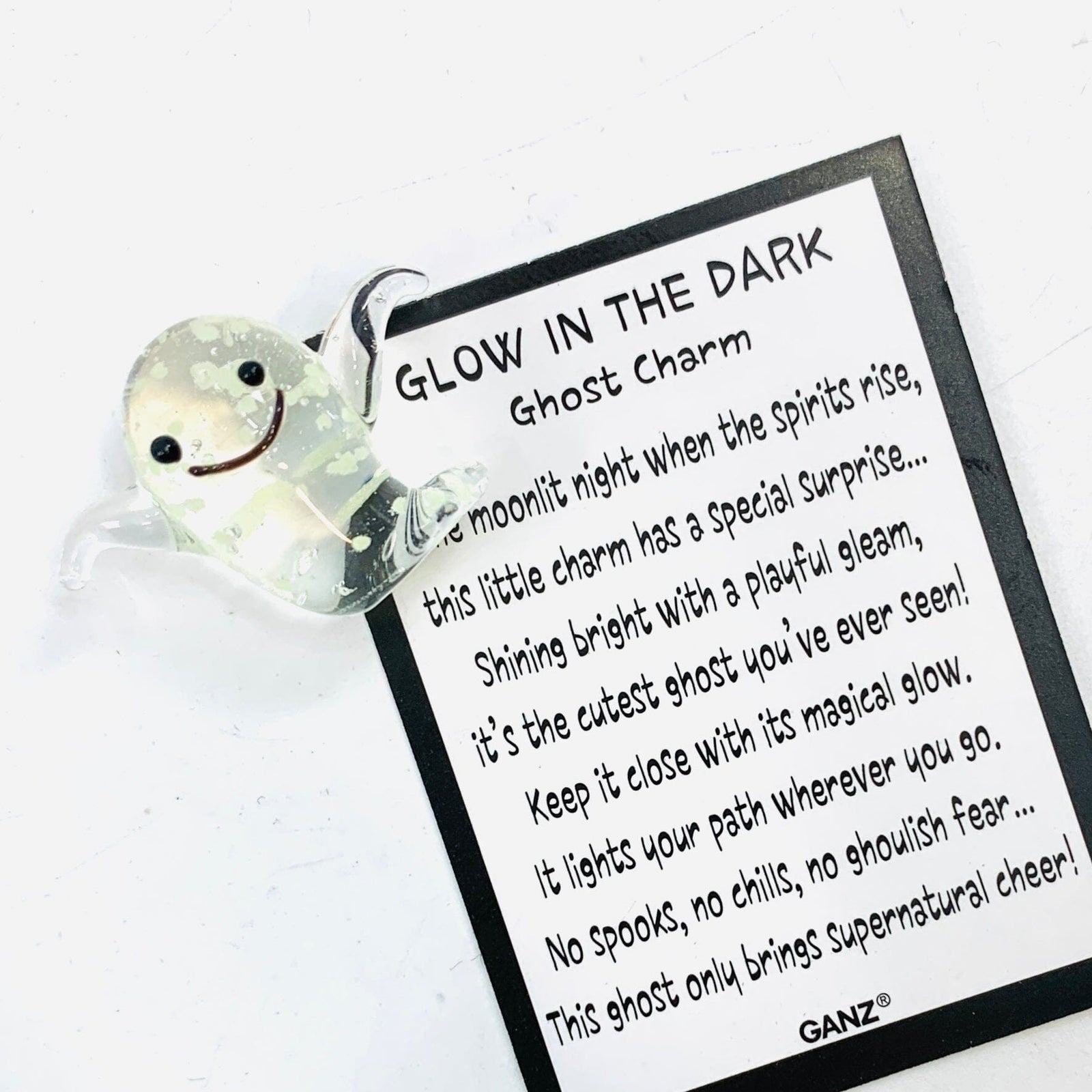 Glow in the Dark Ghost Charm - PT203 GANZ 
