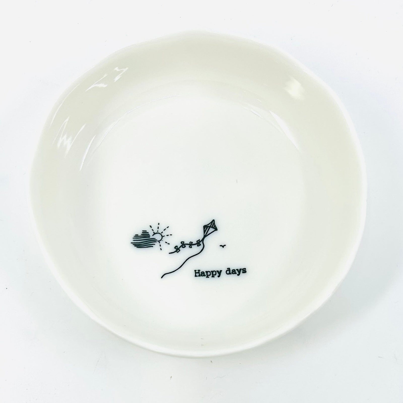 Sweet Sayings decorative Change Bowl, Happy Days Decor Two's Company 