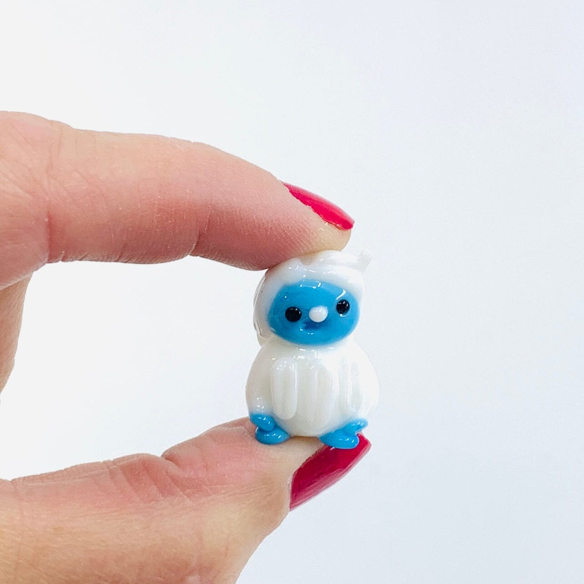 Glass Baby Yeti Miniature - 
