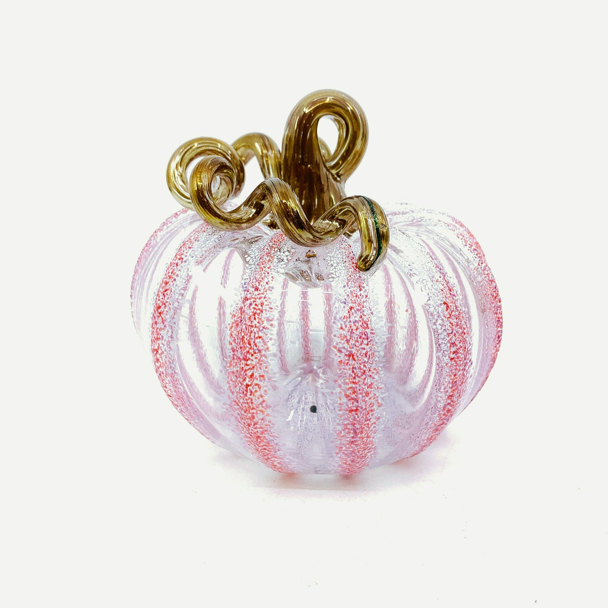 Glinda, Pink Frost Pumpkin Production Pumpkin Luke Adams Glass Blowing Studio 