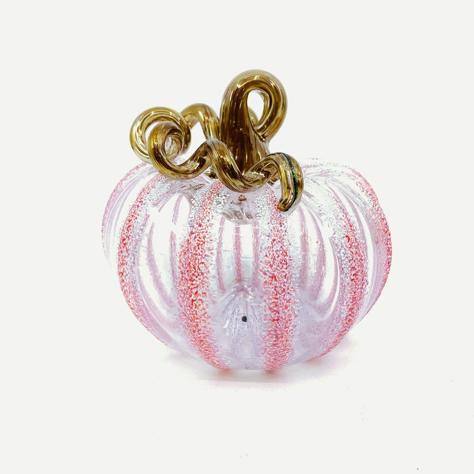 Glinda, Pink Frost Pumpkin Production Pumpkin Luke Adams Glass Blowing Studio 