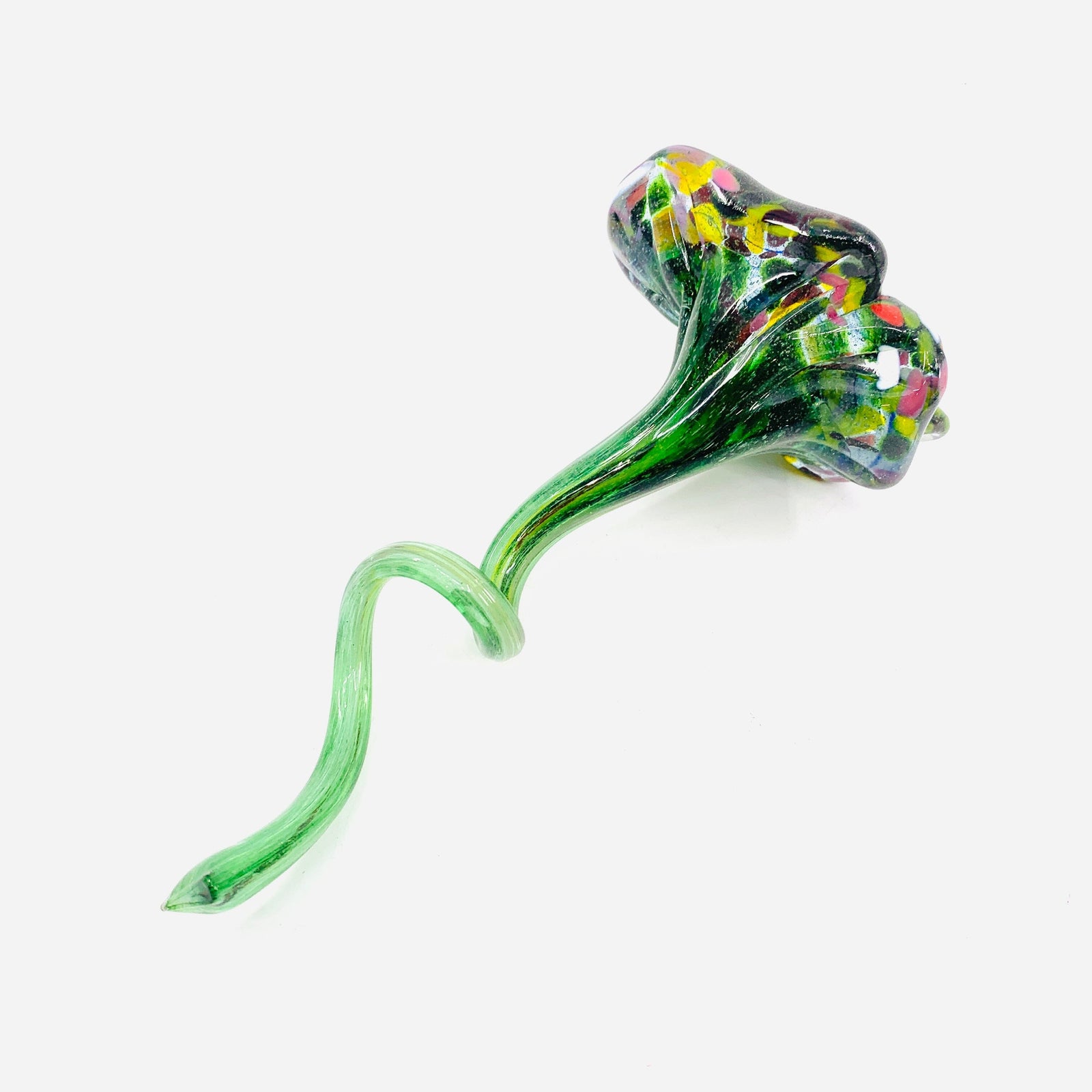 Pulled Glass Flower 9 Decor Luke Adams Glass Blowing Studio 