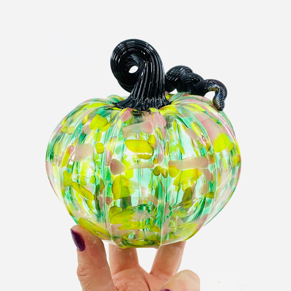 Daily Pumpkin 642 Fall Squat Daily Pumpkin Luke Adams Glass Blowing Studio 