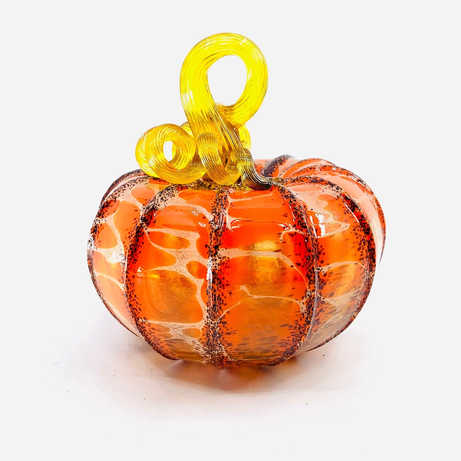 Daily Glow Pumpkin 153 Fall Squat Daily Pumpkin Luke Adams Glass Blowing Studio 
