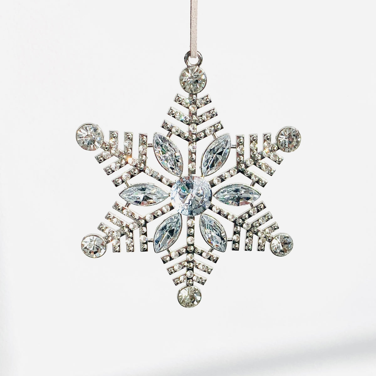 Snowflake Crystal Ornament 16