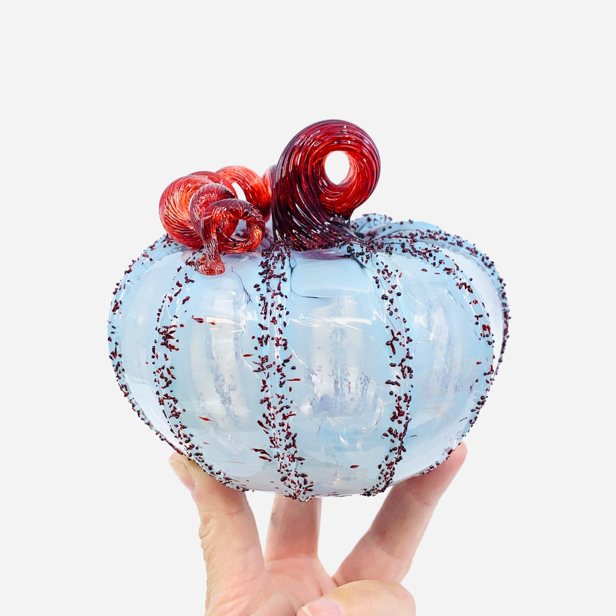 Daily Pumpkin 1515 Holiday Squat Gabby Luke Adams Glass Blowing Studio 