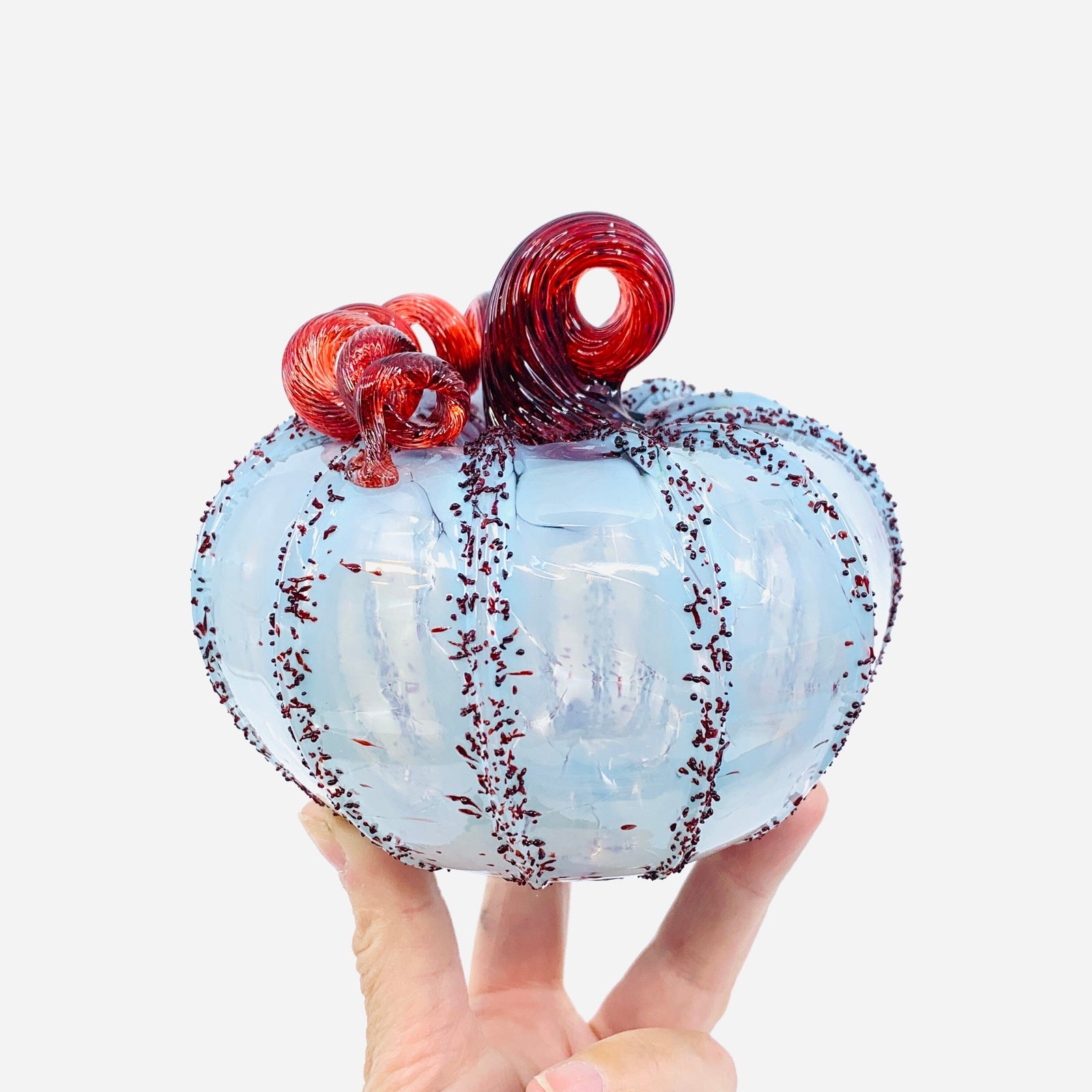 Daily Pumpkin 1515 Holiday Squat Gabby Luke Adams Glass Blowing Studio 