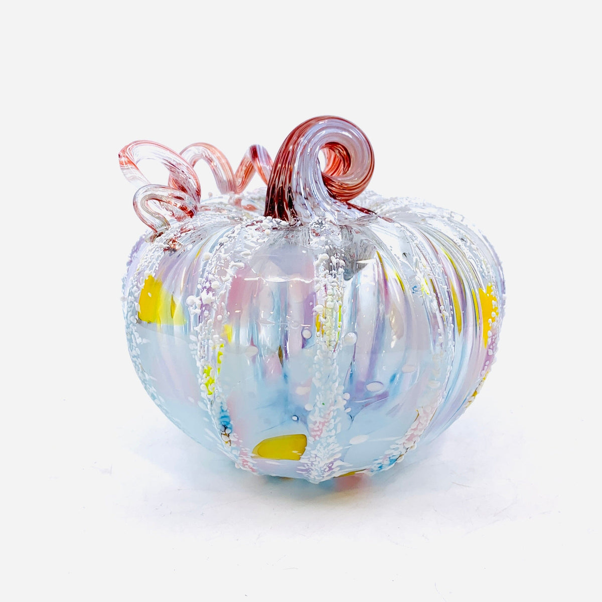 Daily Pumpkin 1637 Holiday Snowfall Squat Gabby Luke Adams Glass Blowing Studio 
