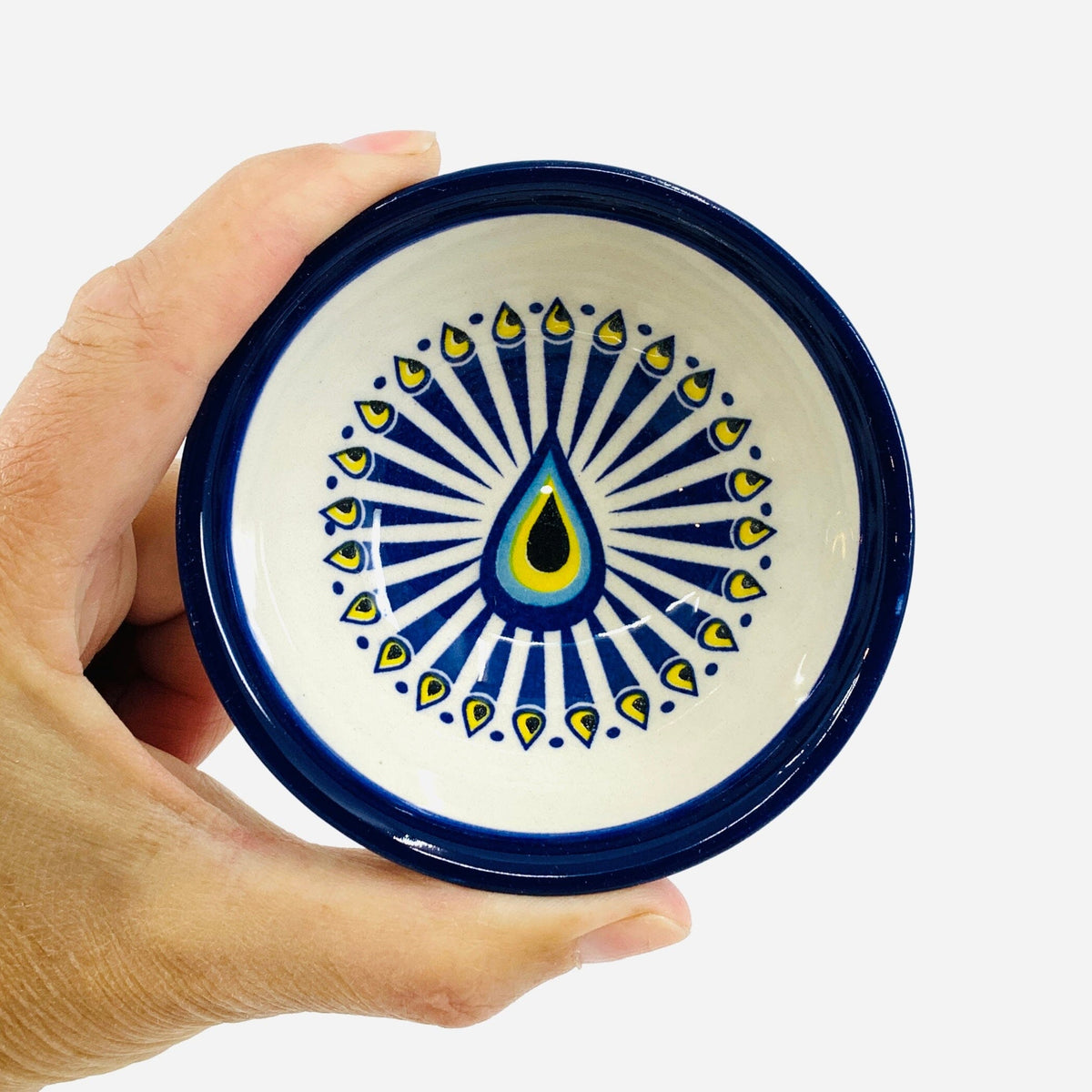 Handmade Turkish Evil Eye Bowl 9 Decor Natto USA 