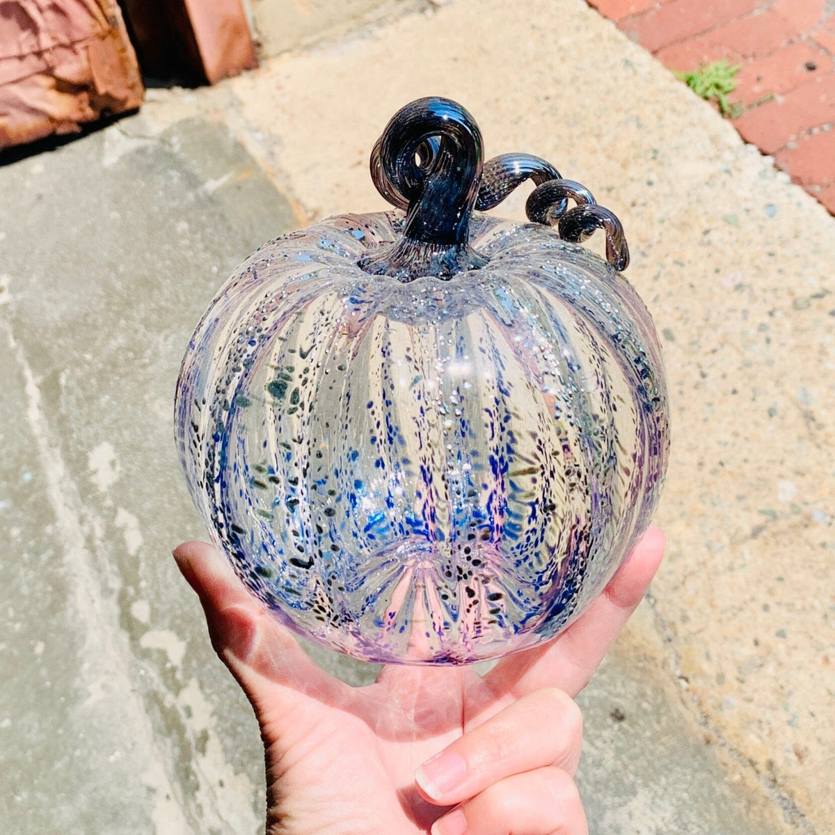 Daily Pumpkin 2978 Medium Gabby Luke Adams Glass Blowing Studio 