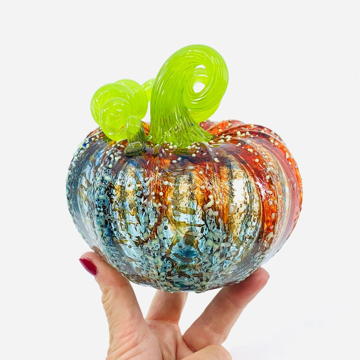 Daily Pumpkin 2108 Holiday Squat Gabby Luke Adams Glass Blowing Studio 