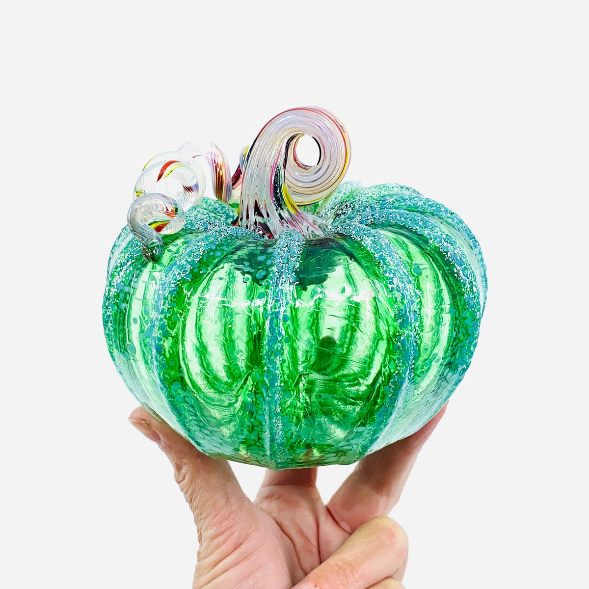 Daily Pumpkin 1531 Holiday Squat Gabby Luke Adams Glass Blowing Studio 