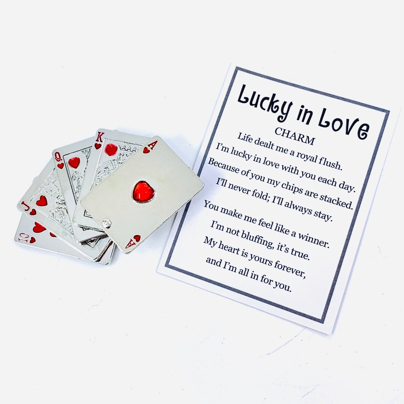 Lucky in Love Charm PT 124 Miniature GANZ 