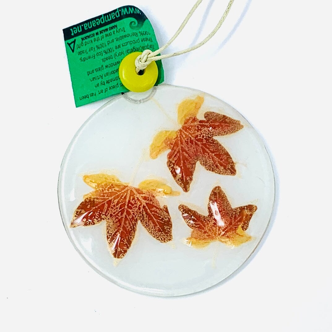 Fair Trade Ornament 184 Maple Leaves Ornament Pam Peana 