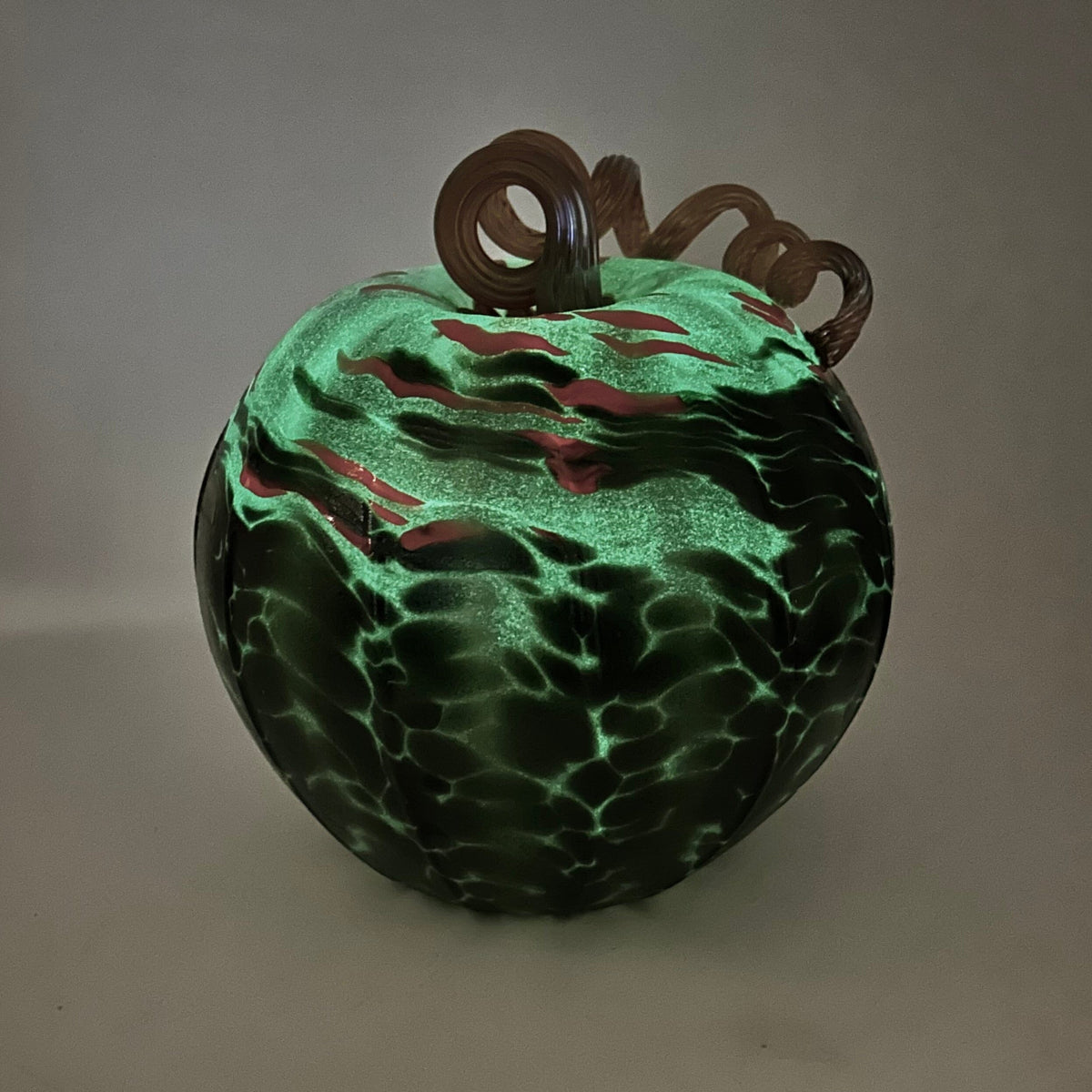 Daily Glow Pumpkin 411 Fall Large Daily Pumpkin Luke Adams Glass Blowing Studio 