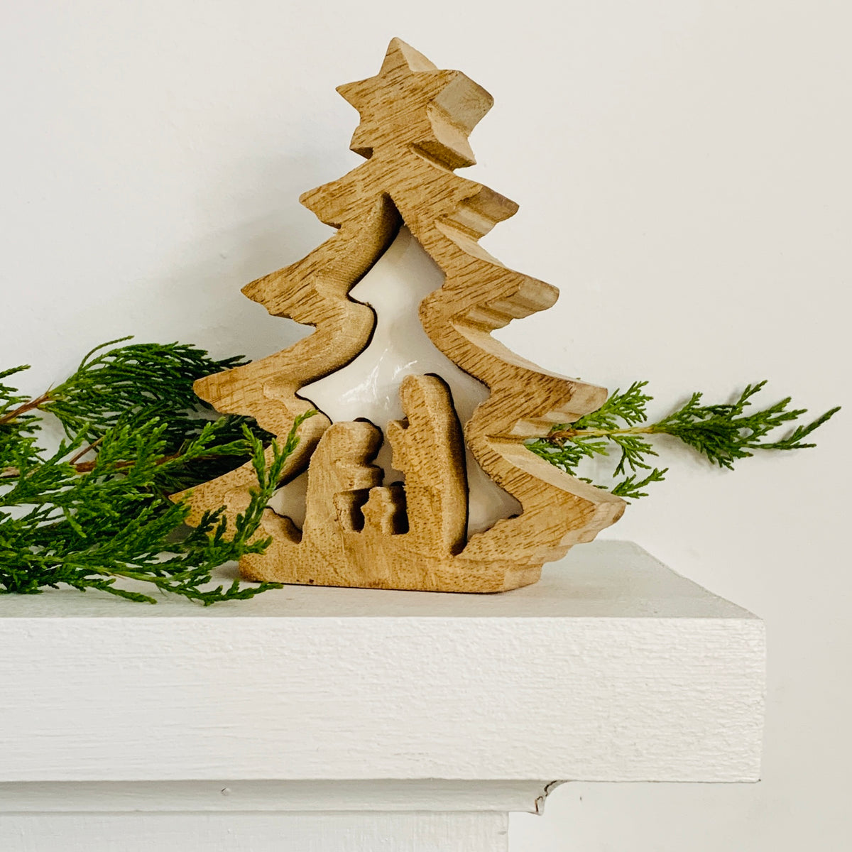 Wooden Forest Nativity