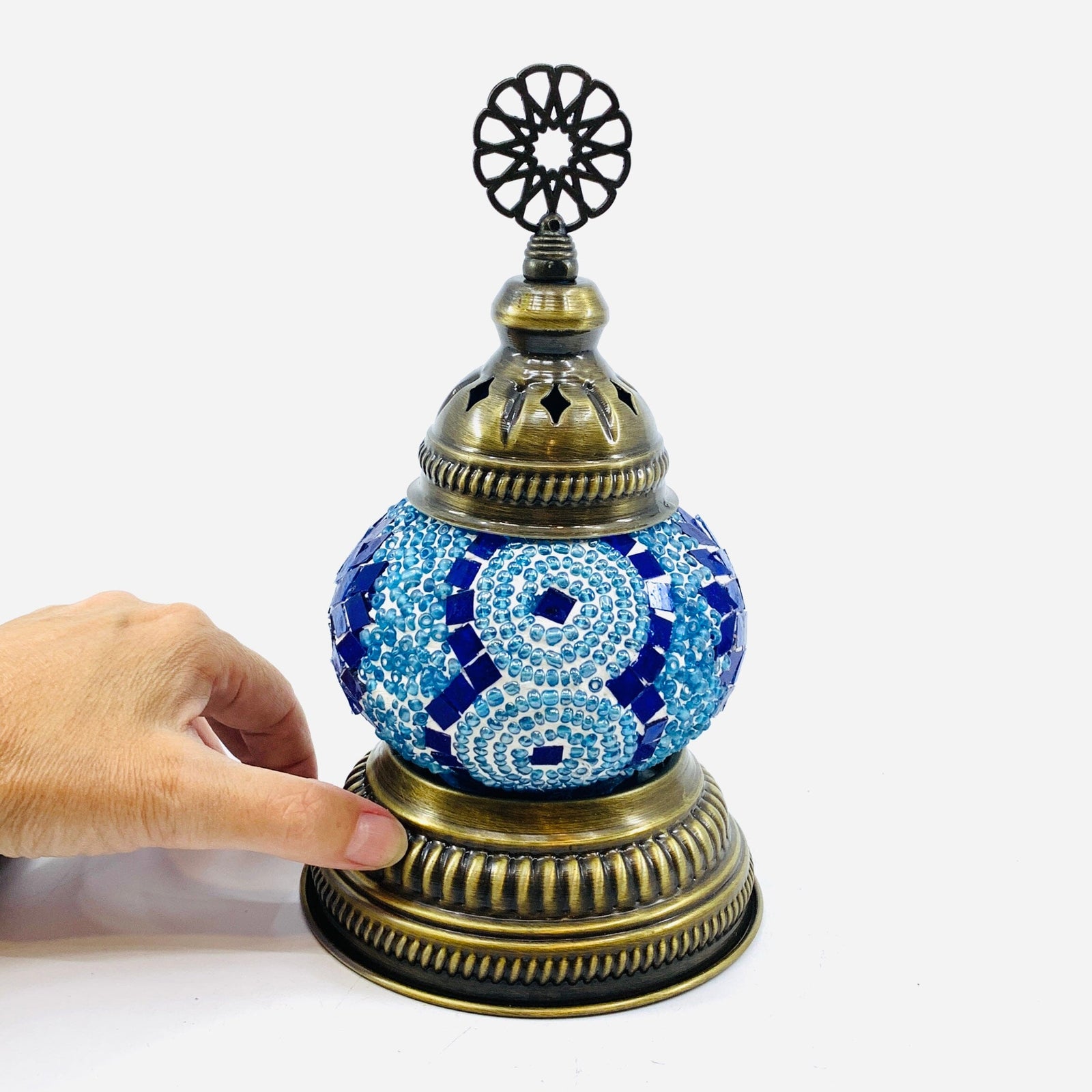 Turkish Mosaic Mini Lamp, 25 Decor Natto USA 