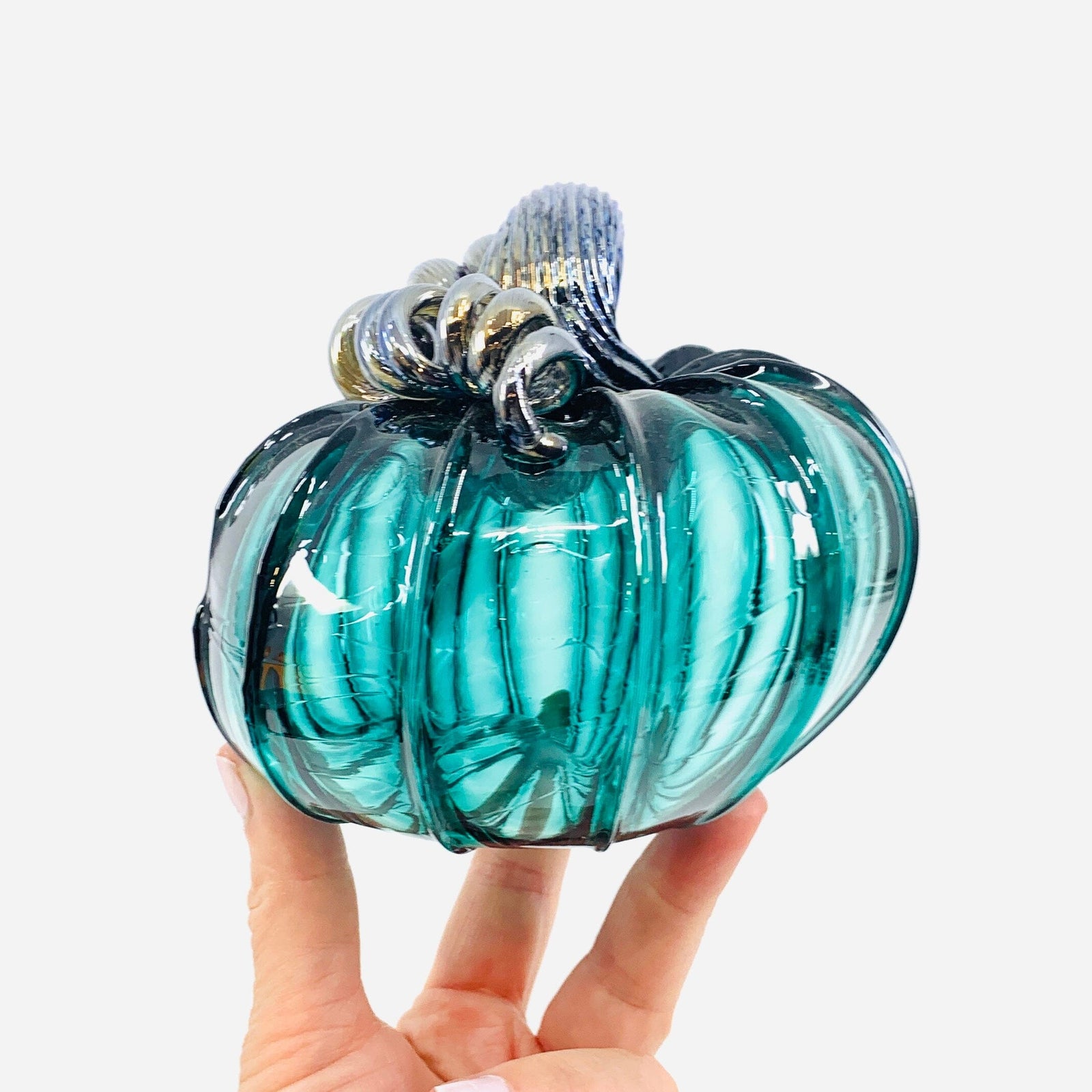 Daily Pumpkin 841 “Oops” Squat Gabby Luke Adams Glass Blowing Studio 