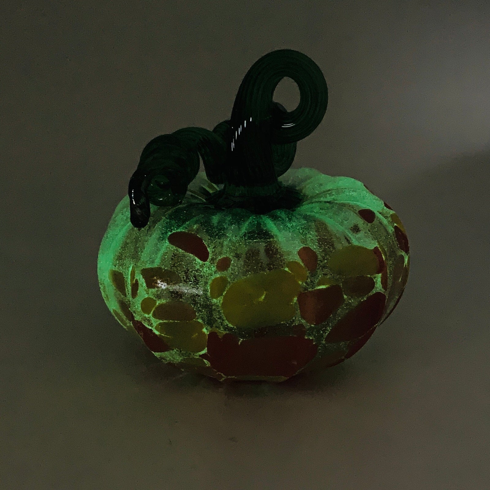 Daily Glow Pumpkin 233 Fall Squat Daily Pumpkin Luke Adams Glass Blowing Studio 