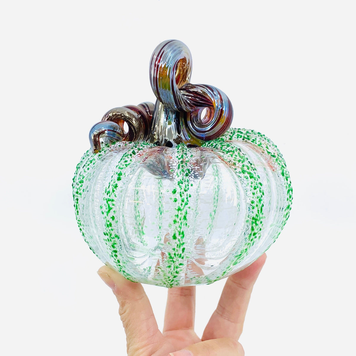 Daily Pumpkin 1468 Holiday Squat Gabby Luke Adams Glass Blowing Studio 