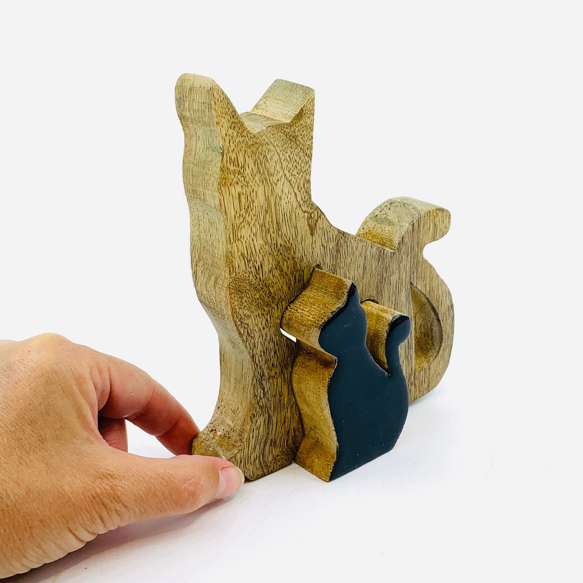 Wooden Halloween Cat KEL-TOY 