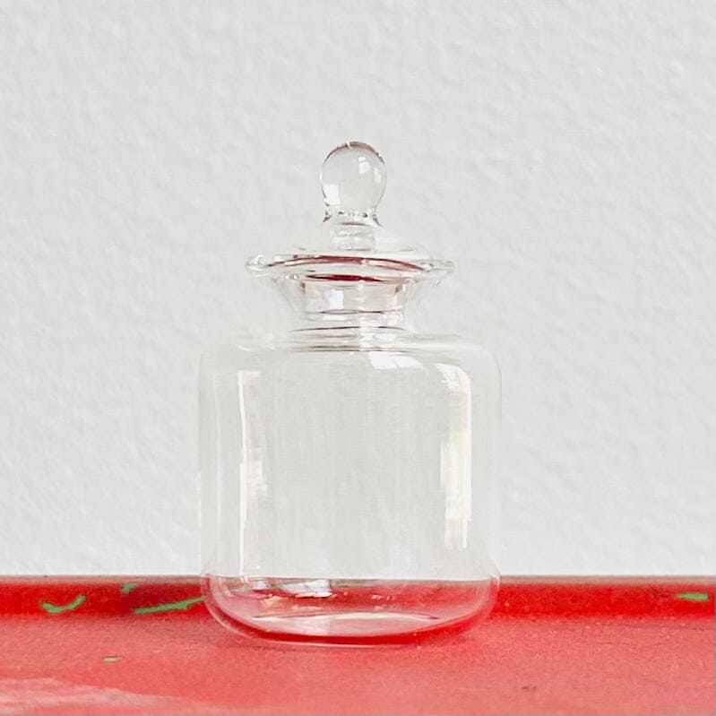 Tiniest Glass Storage Jar Miniature - 
