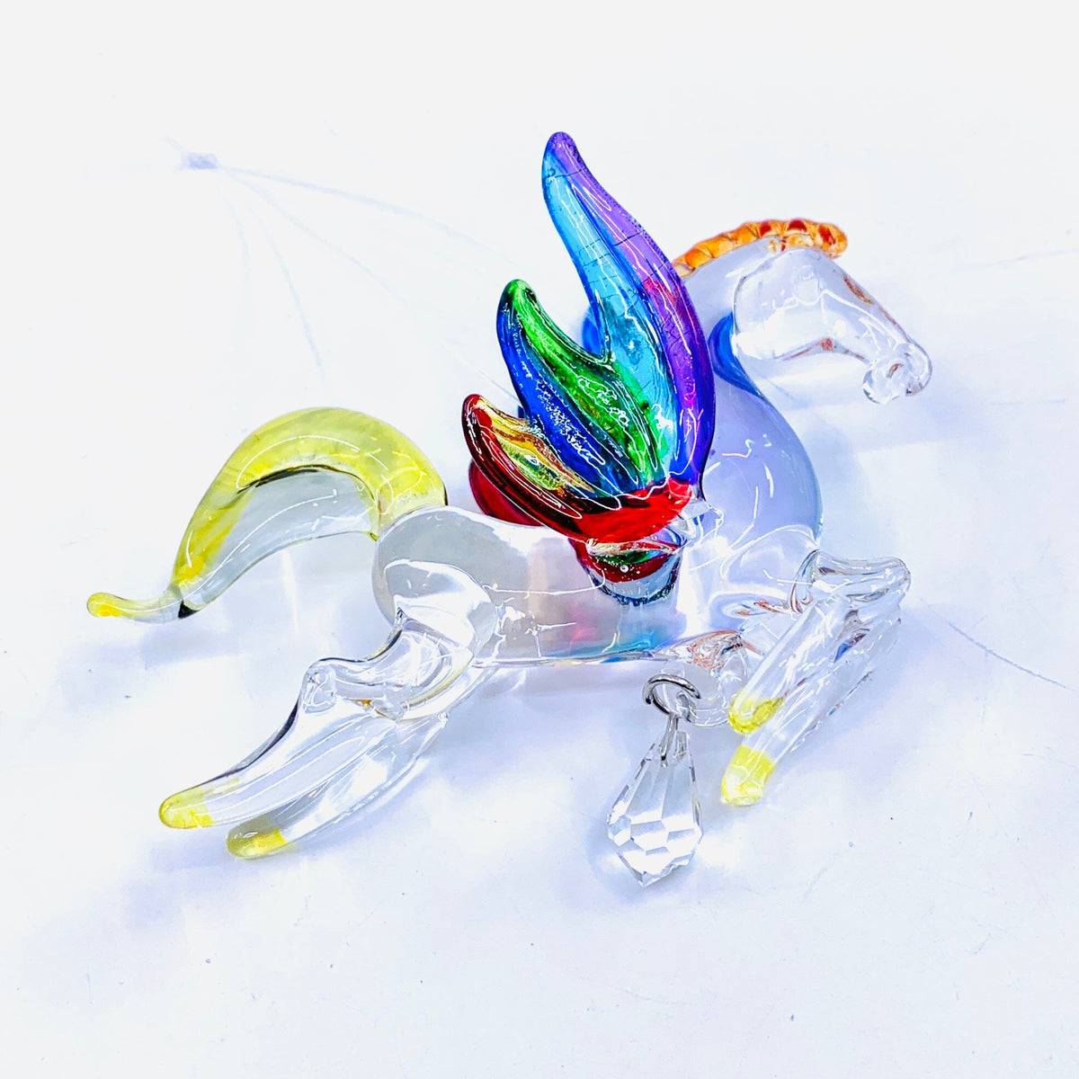 Dazzle Glass Pegasus, Orange 15 Alex 