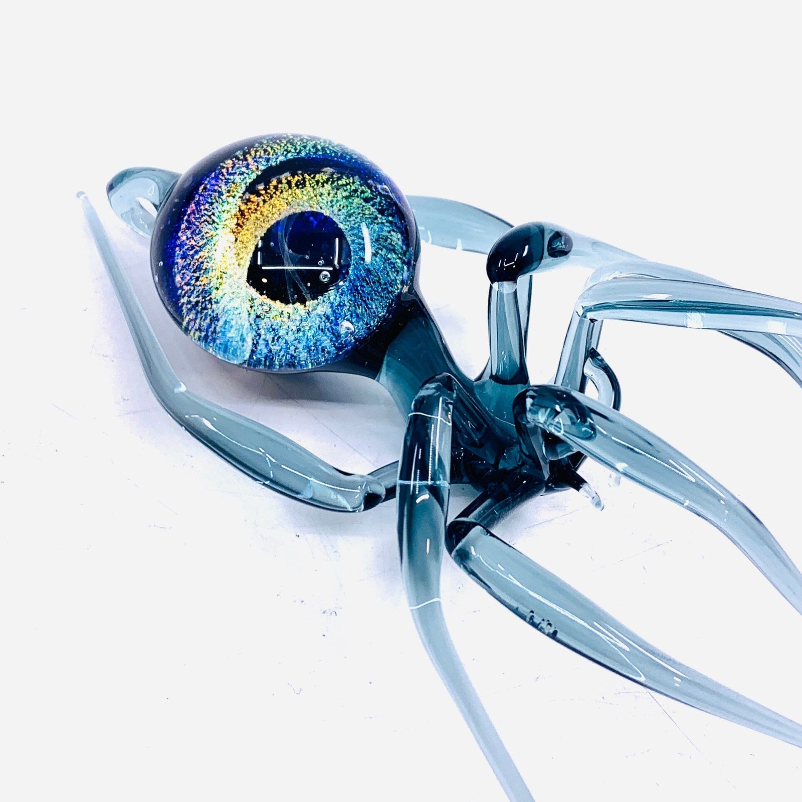 Glass Galaxy Spider Ornament, 18 Ornament WGK Glass Art Inc 