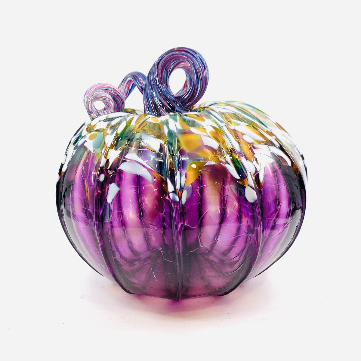 Daily Pumpkin Purple Potion Large Daily Pumpkin Luke Adams Glass Blowing Studio 