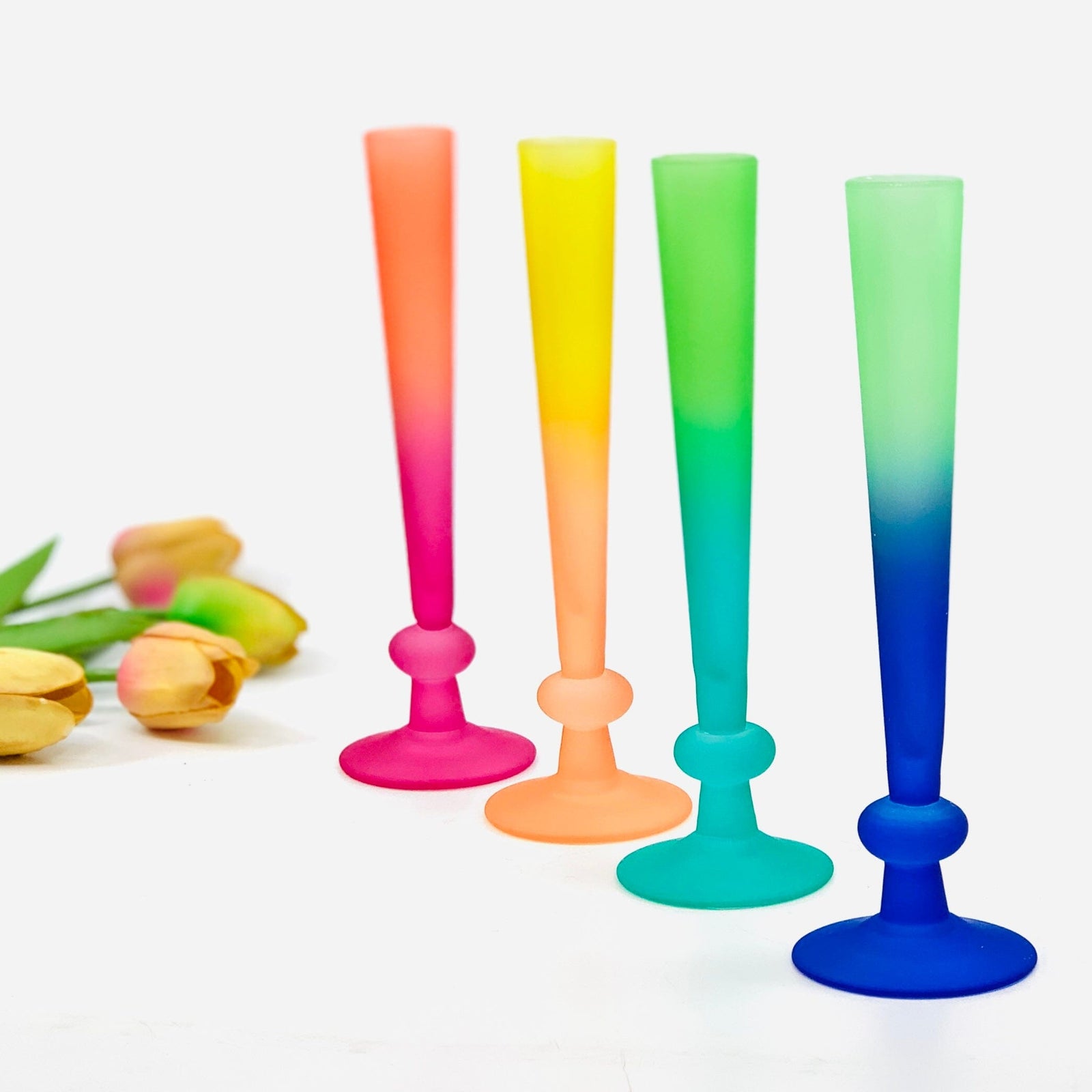 Rainbow Ombre Bud Vases-2 One Hundred 80 Degrees 