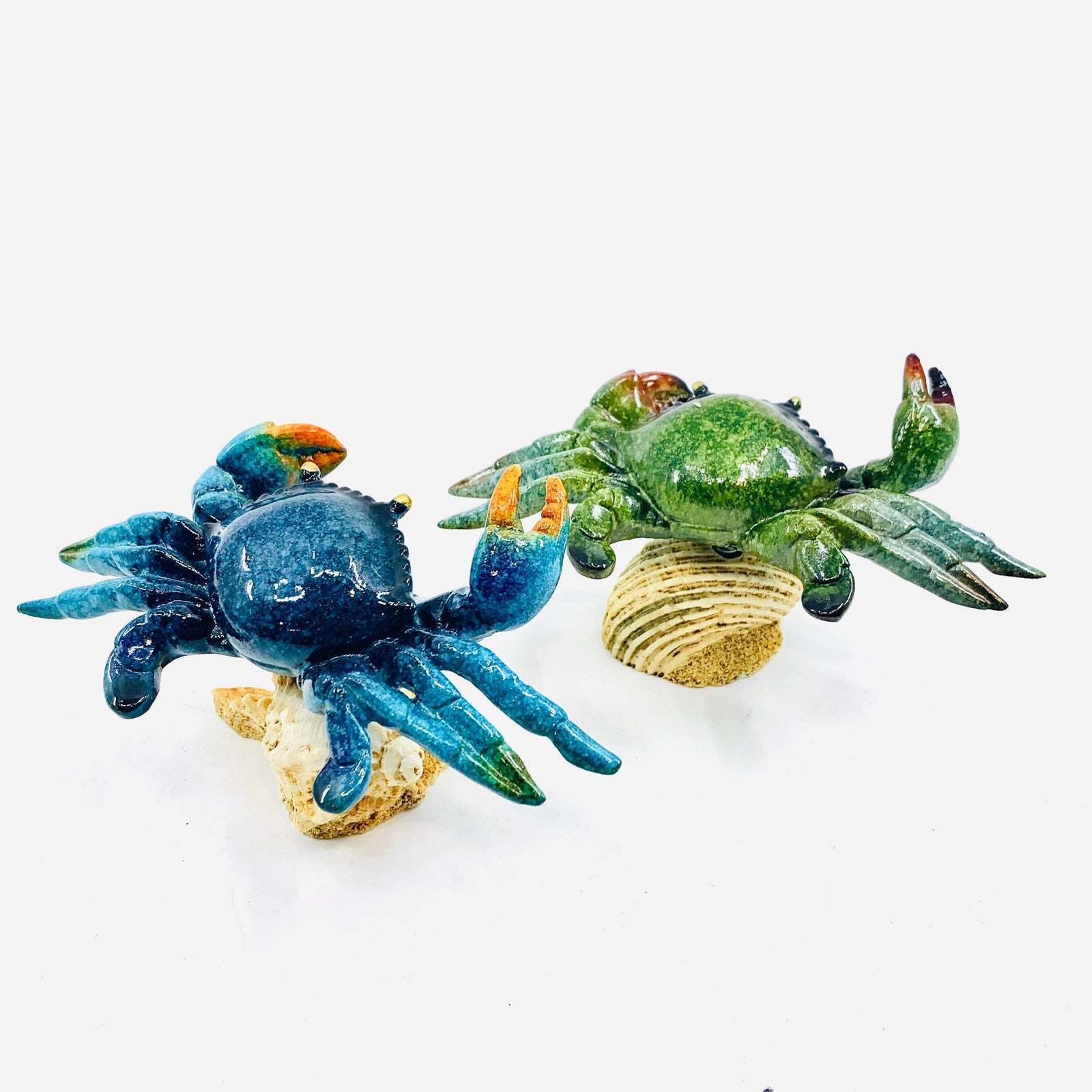 Sea Green Crab Bobble Head Décor Chesapeake Bay 