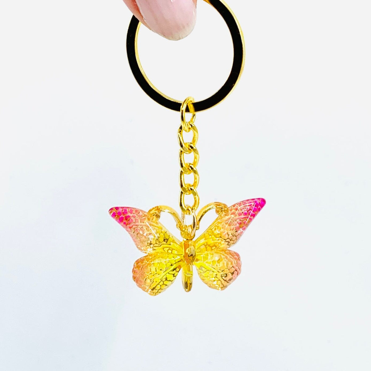 Sparkle Butterfly Keychains Accessory Alex 