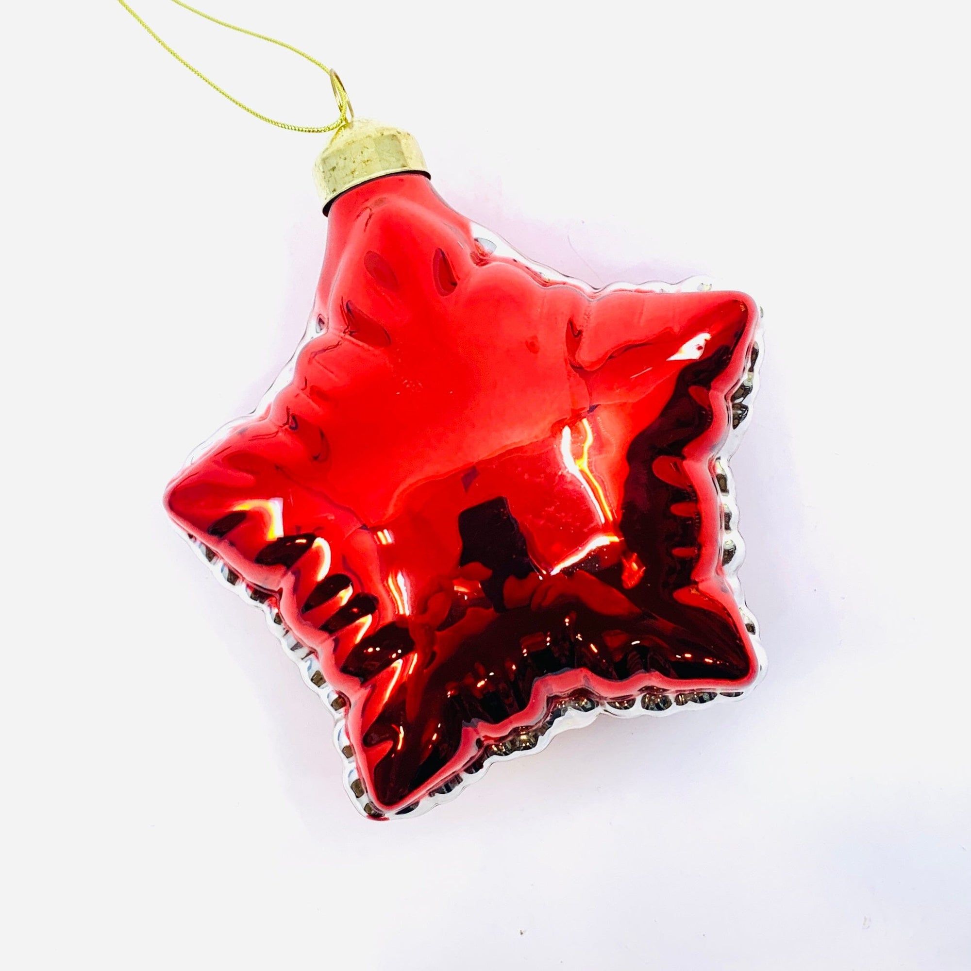 Balloon Star Ornament 86, Red Ornament One Hundred 80 Degrees 