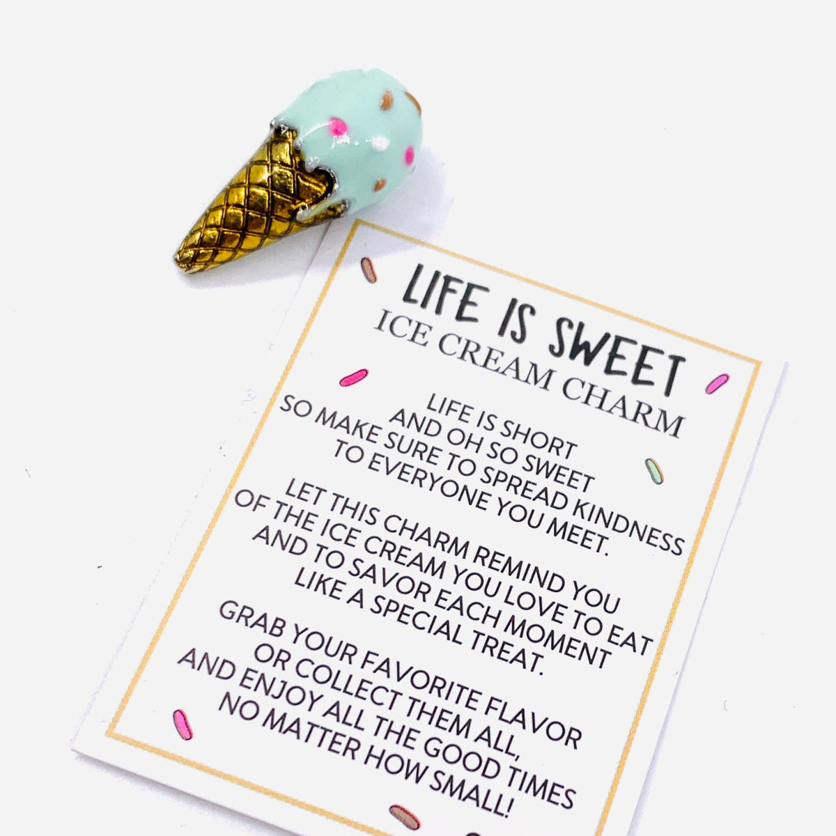 Life is Sweet Charm - PT162 Miniature GANZ Mint 