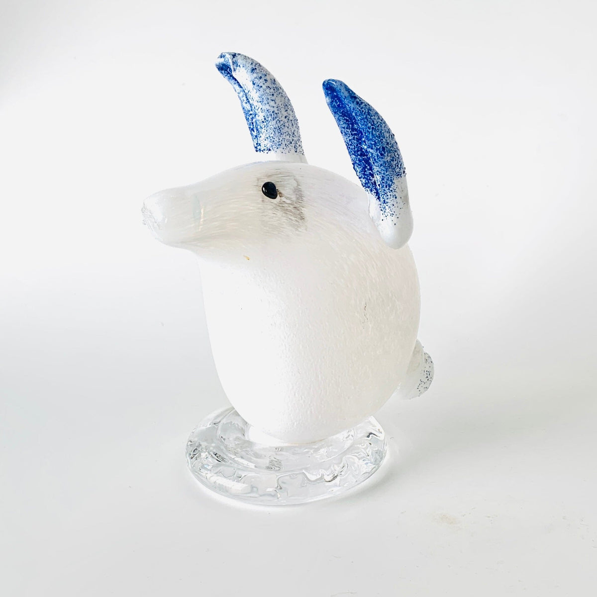 Daily Bunny 234 - Frost Gabby Luke Adams Glass Blowing Studio 