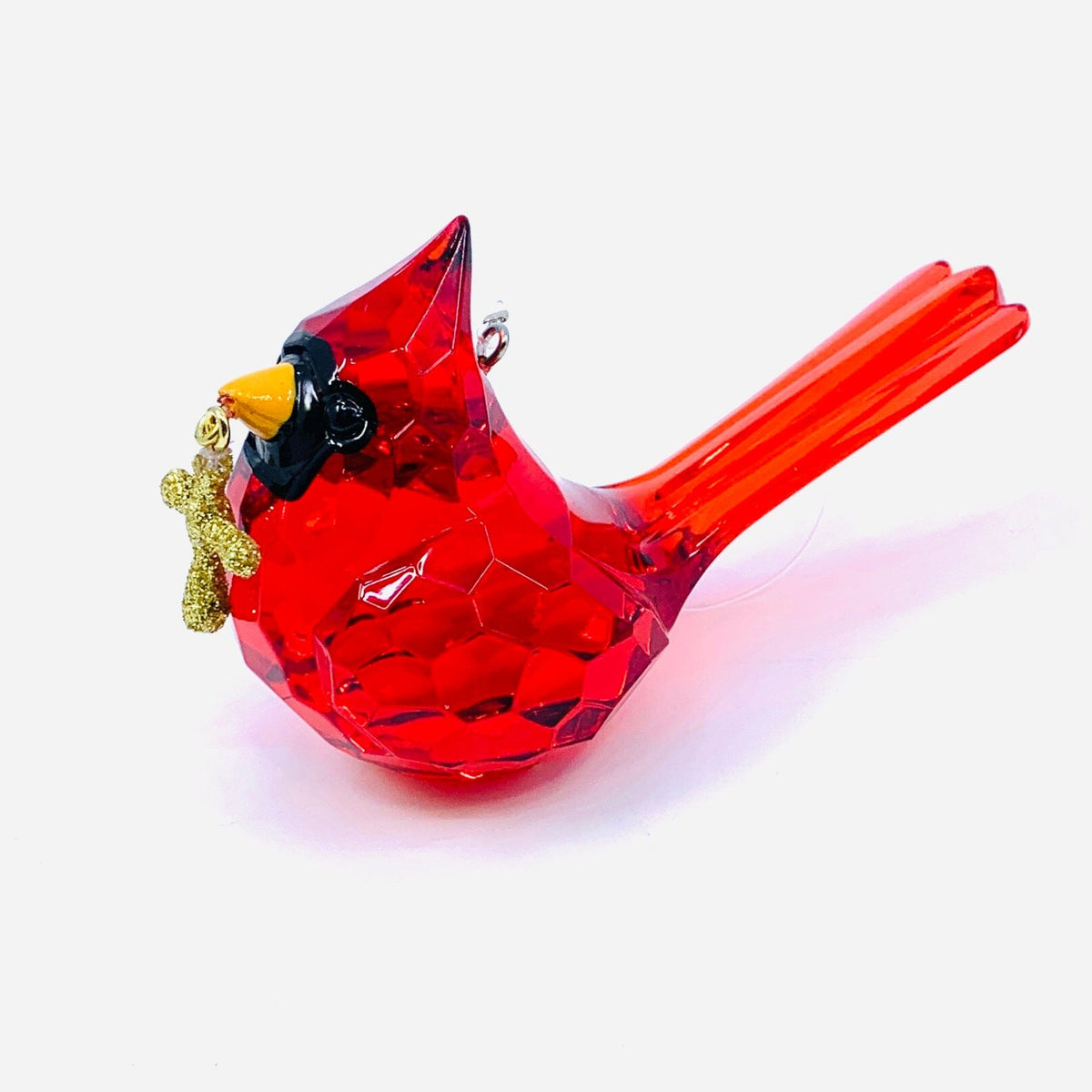 Acrylic Heaven Sent Cardinal Ornament, Cross Ornament GANZ 