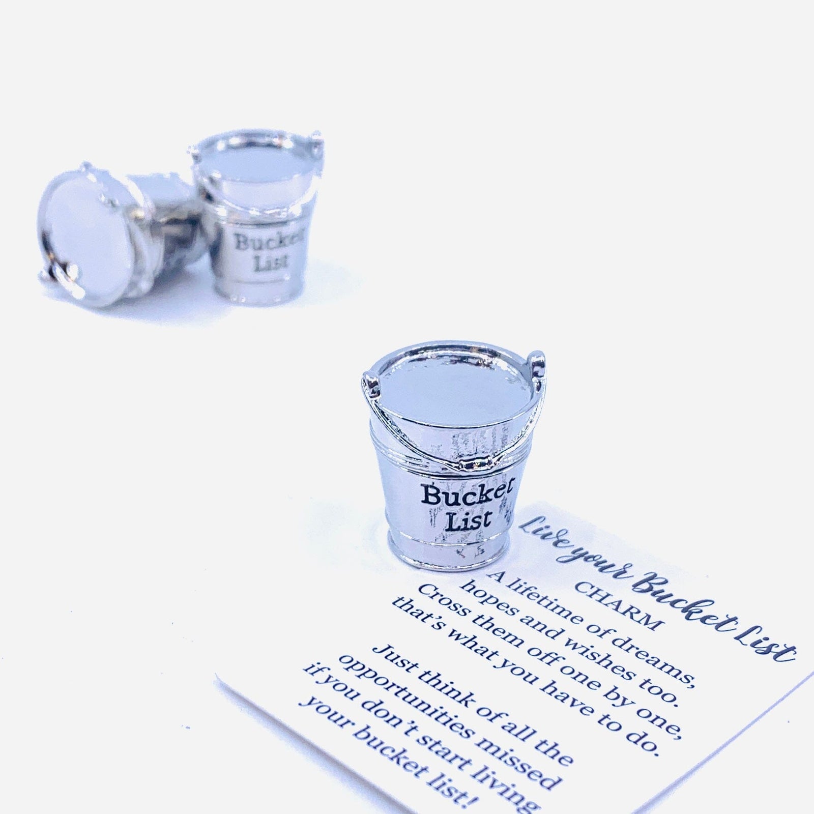 Bucket List Pocket Charm PT77 Miniature GANZ 