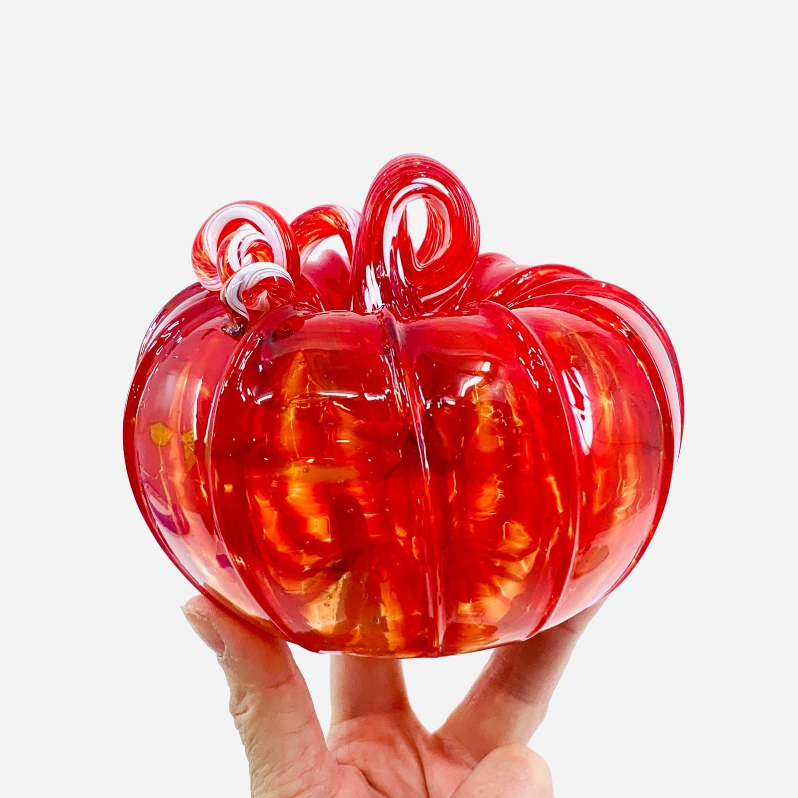 Daily Pumpkin 1456 Squat Gabby Luke Adams Glass Blowing Studio 