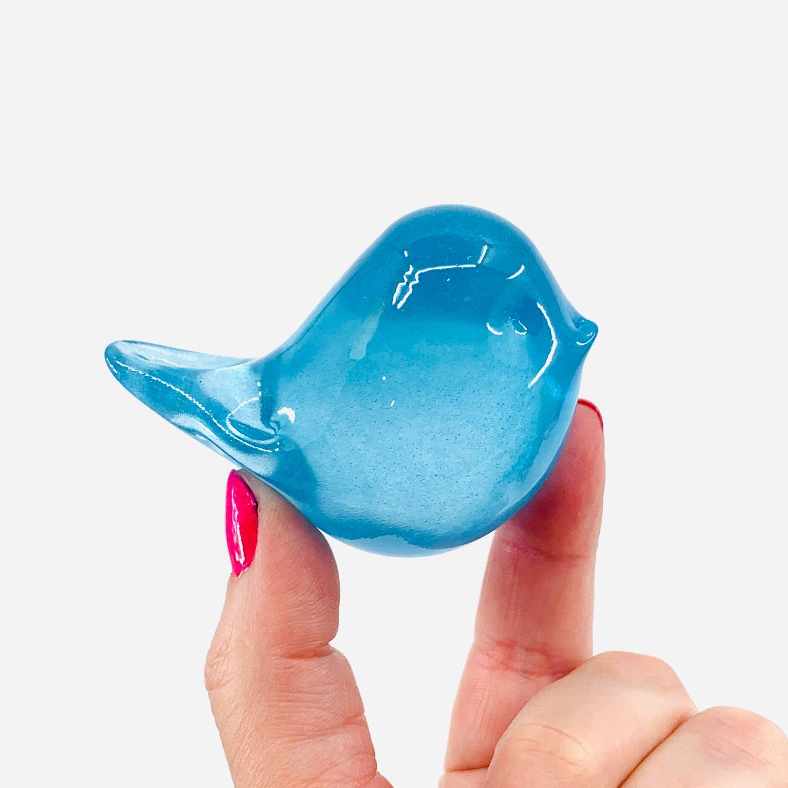 Little Glass Bird, Sky Miniature Henrietta Glass 