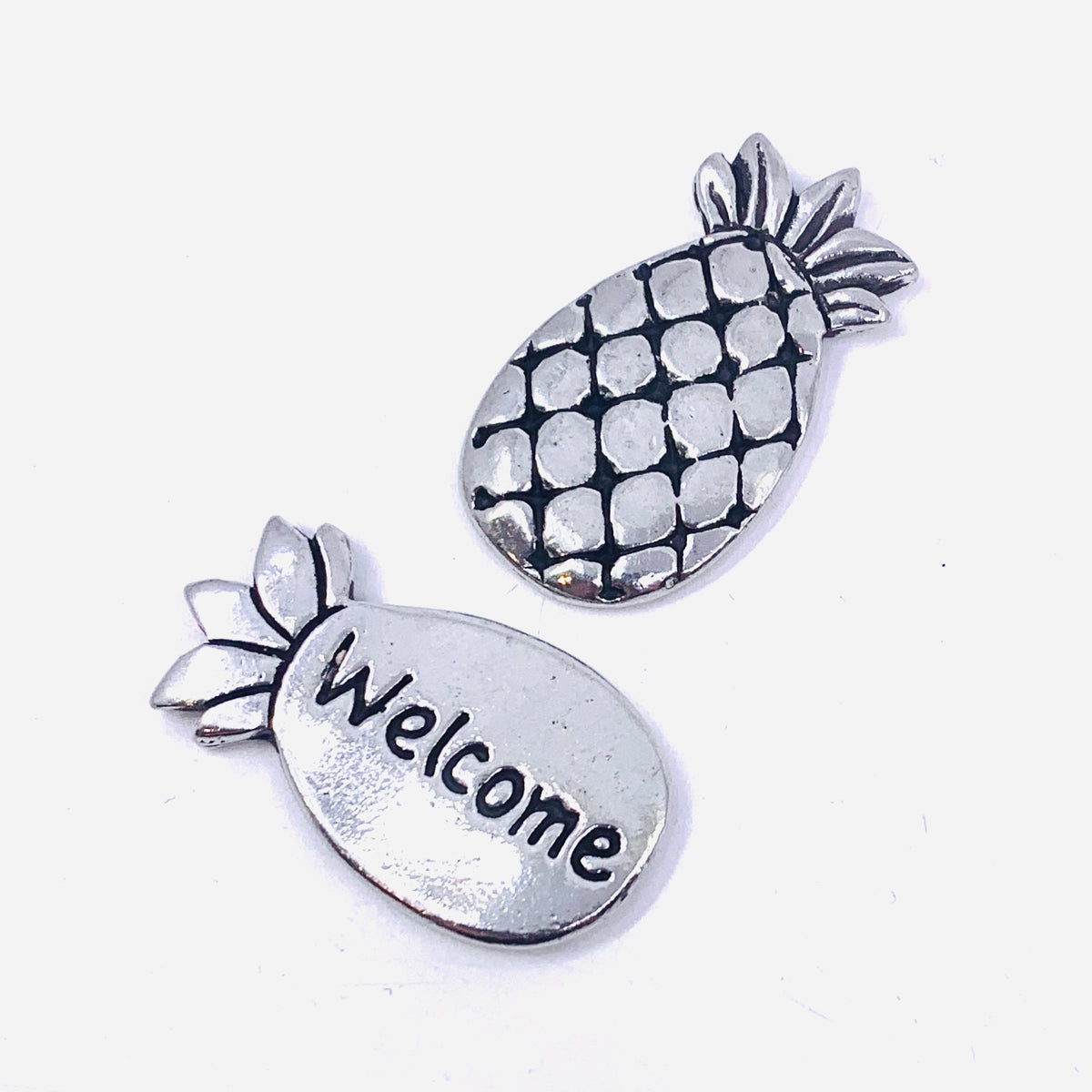 Pewter Good Luck Coin, Pineapple