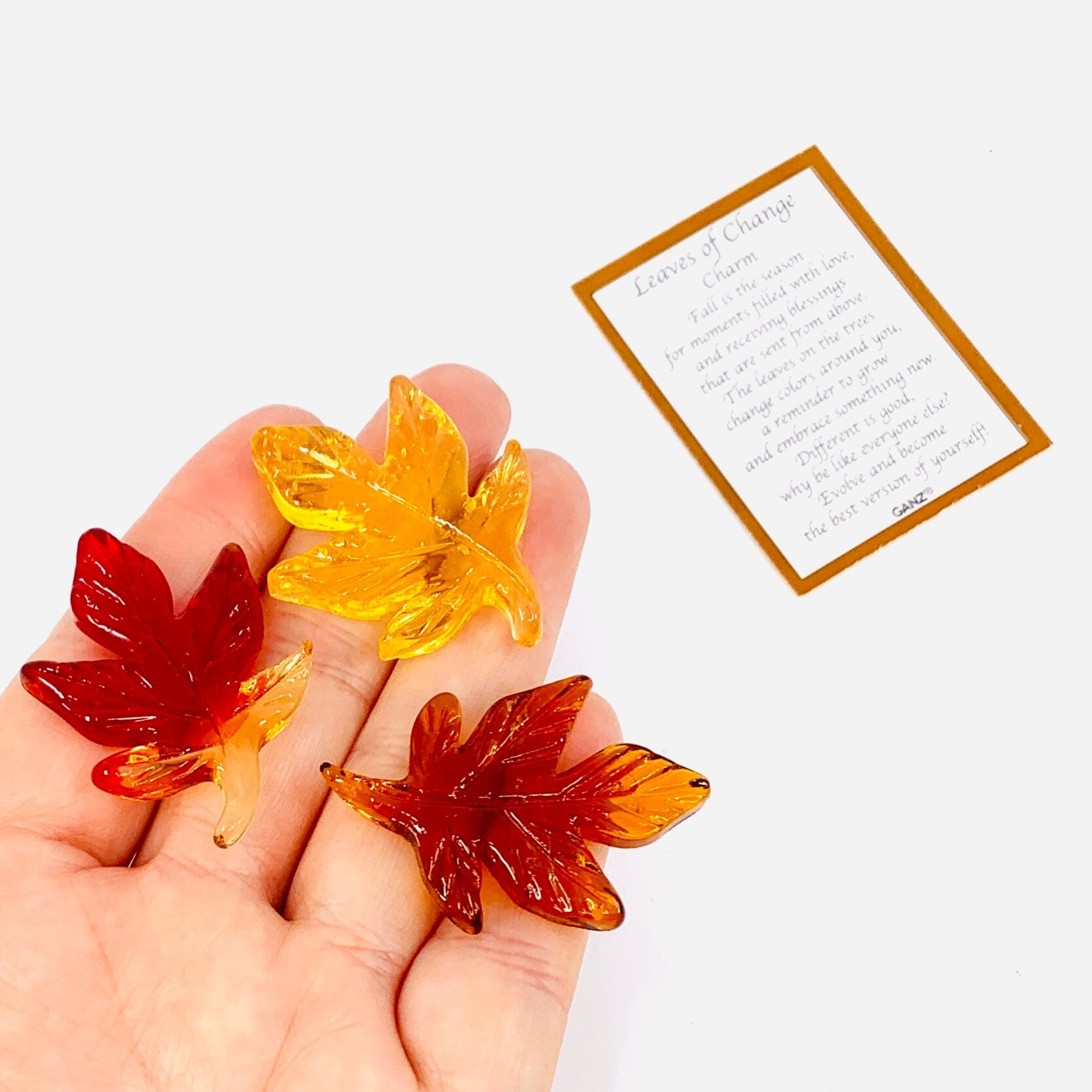 Leaves of Change Charm - PT 142 GANZ 