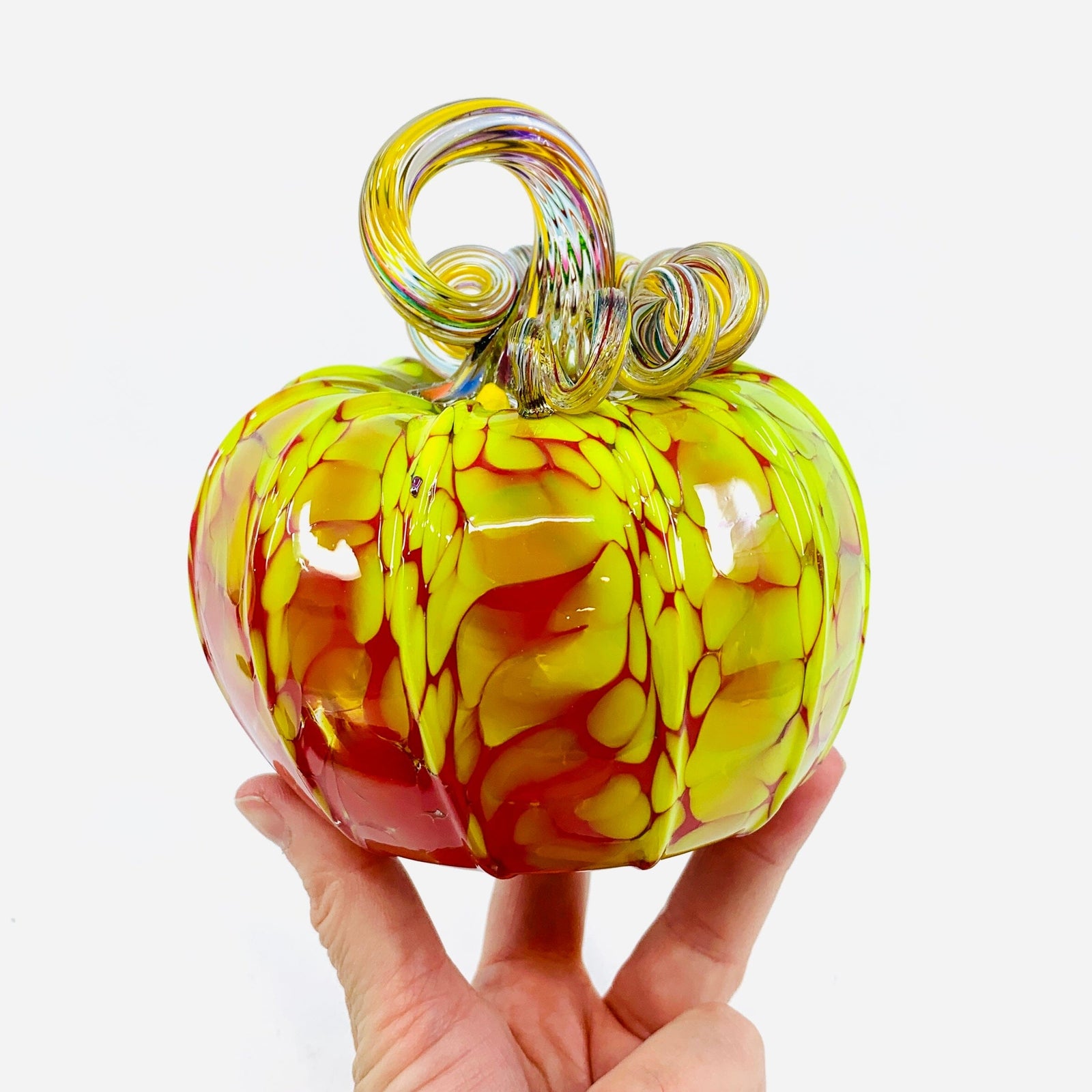 Daily Pumpkin 747 Squat Gabby Luke Adams Glass Blowing Studio 
