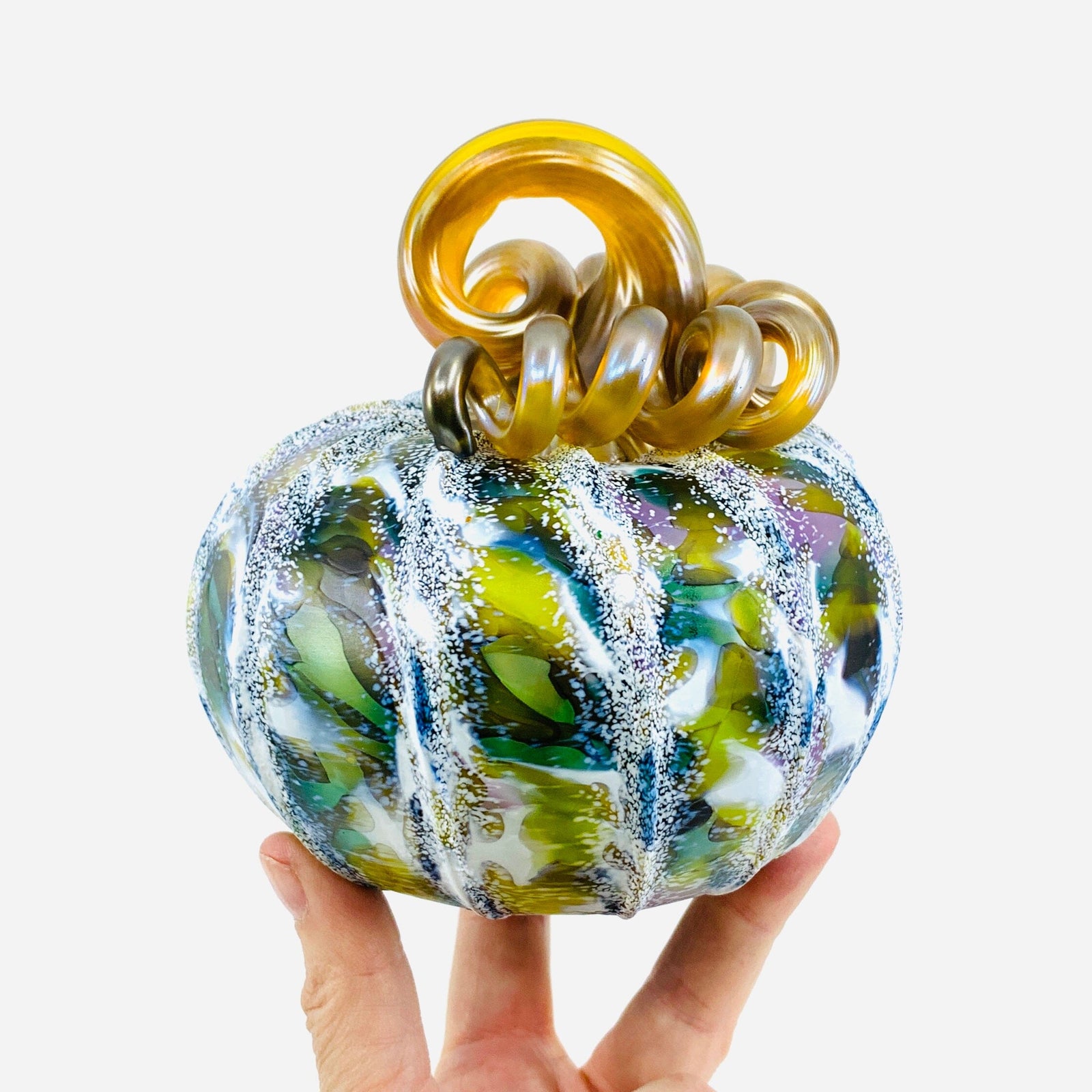 Daily Pumpkin 484 Matte Squat Gabby Luke Adams Glass Blowing Studio 